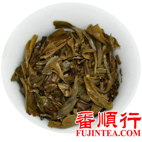 福今茶业 2006年1000克棉纸包旧青饼 福今普洱茶 福今茶厂
